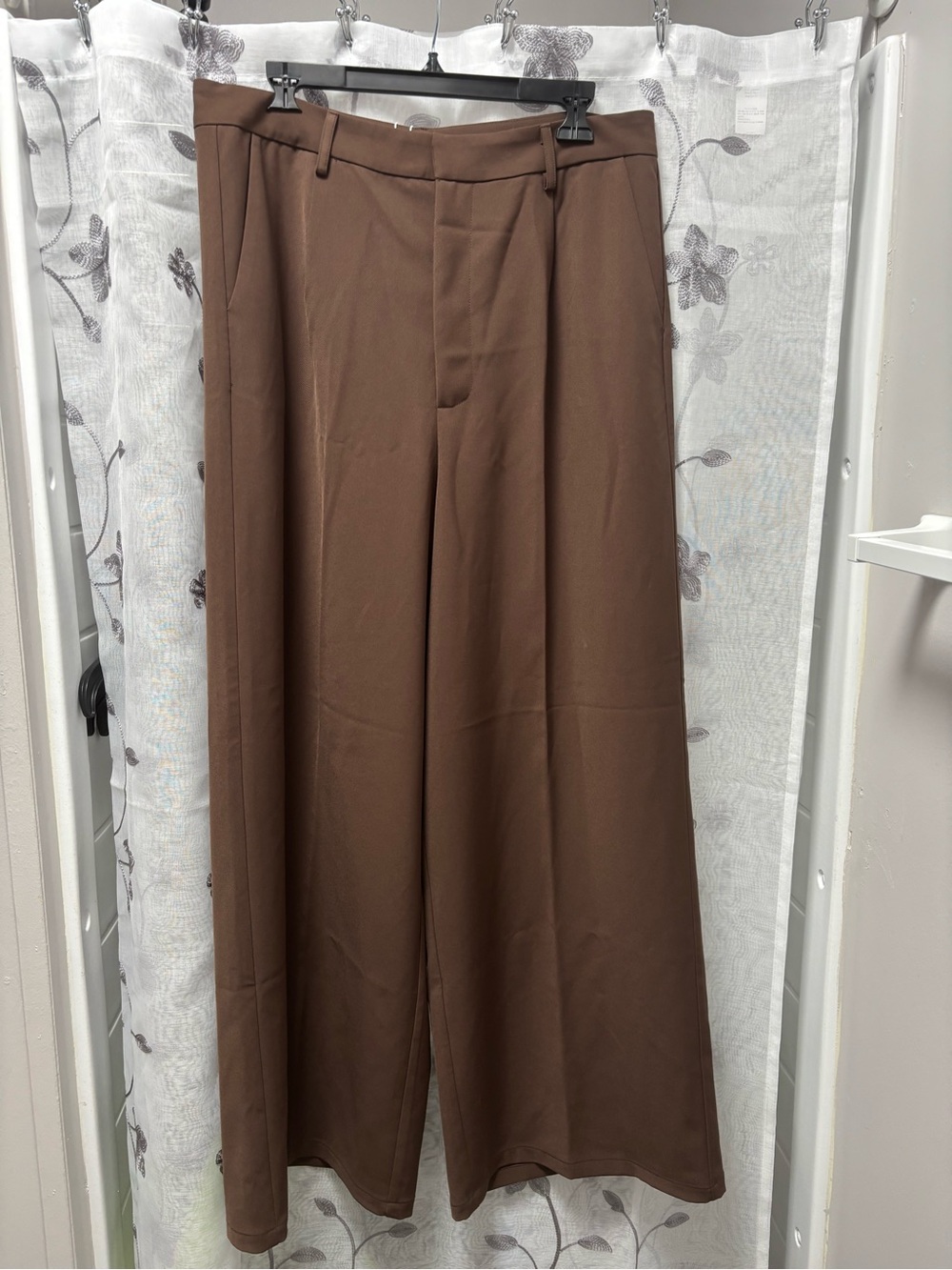 Women's Wide-Leg Dress Pants - Brown by Charcoal